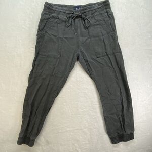 Gap Pants Womens S‎ gray Utility Jogger Tencel Pull On Drawstring Comfy Casual